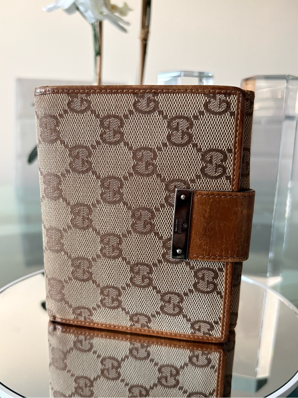 Gucci GG Monogram Compact Wallet